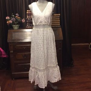 Anthropologie Maxi lace dress